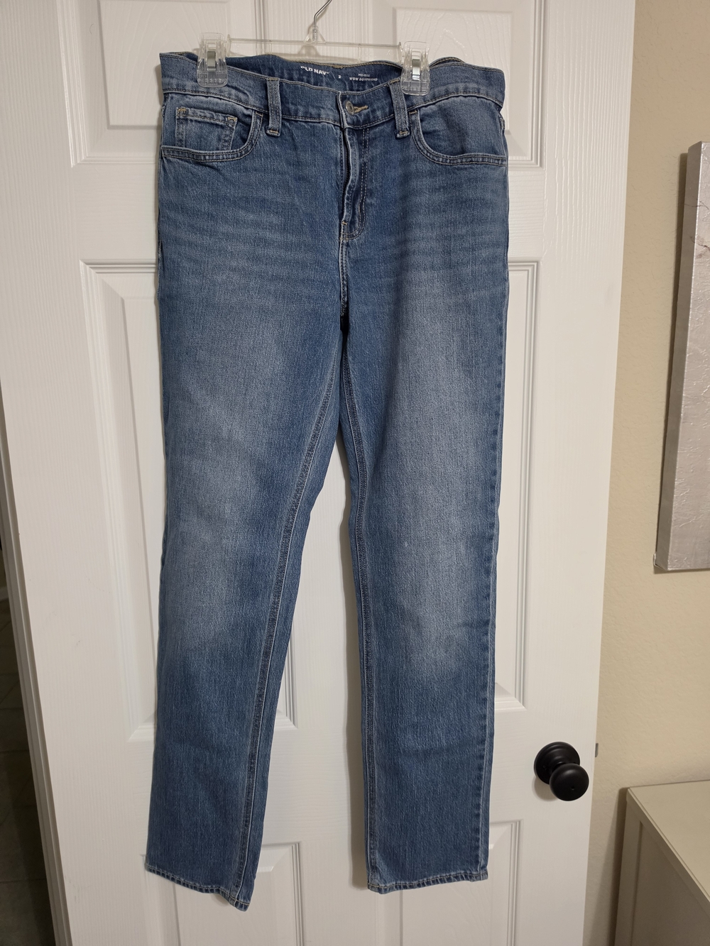 Old Navy Wow Boyfriend Straight-Leg Jeans - Light Blue